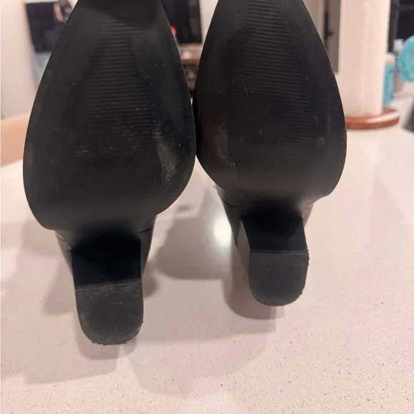 Steve Madden Black Embroidered Heeled Cowboy Boots - Picture 10 of 10